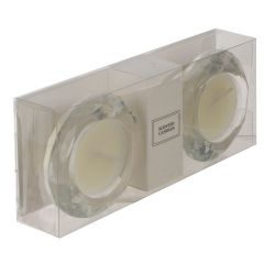 GAEM Набор из 2-х свечей в подсвечниках, D 4.5 см, L17,5 W7 H3 см