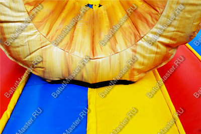 Коммерческий надувной батут "Солнечный остров" 7.5*5*5 м