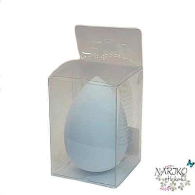 Спонж- яйцо для макияжа Kristaller KG-018, цвет белый.