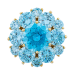 Брошь Fiore Luna Кристалл Zircon + магнит XR12099A3 BL/G