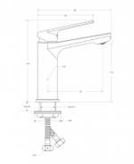 Комплект смесителей для ванной комнаты CEZARES COMFORT-VD/LS-01