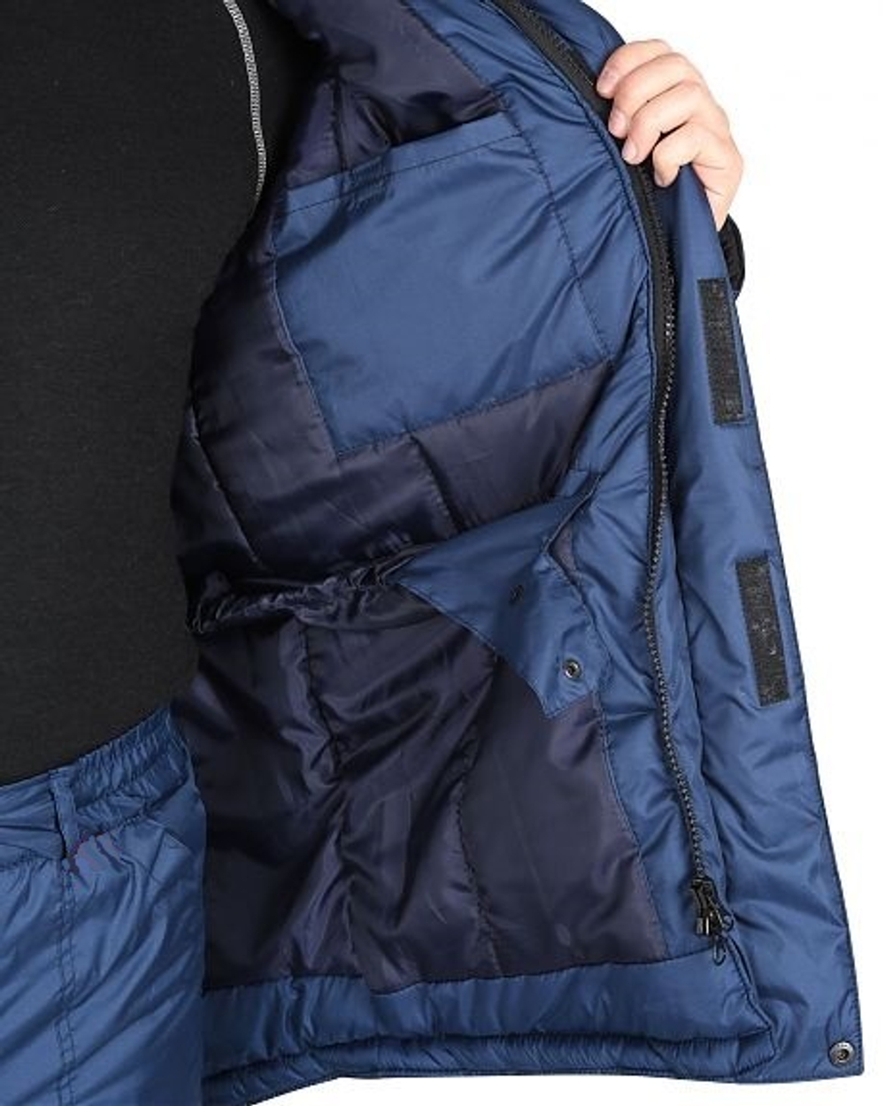 Костюм Синий с черным куртка, брюки