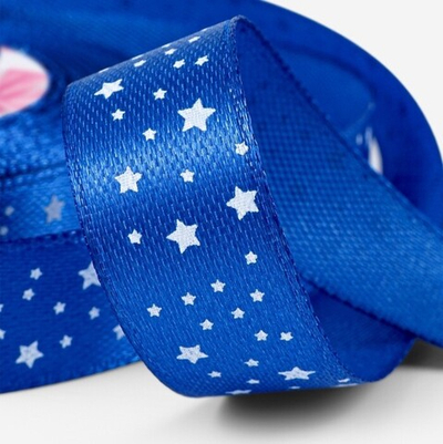 Атласная лента "Звездочки" 15 мм