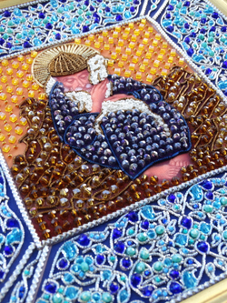 И-23 Набор для вышивания хрустальными камнями Святой Спиридон Тримифунтский