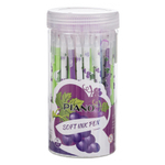 Ручка шариковая, масляная, Piano, синие чернила, серия "PIANO ВИНОГРАД", цветной корпус, 50 шт