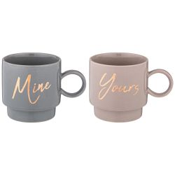 НАБОР КРУЖЕК ИЗ 2 ШТ. "MRS&MR" 400 МЛ