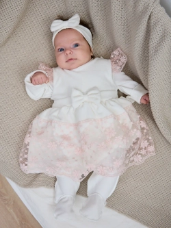 Конверт на выписку зима для новорожденных девочек