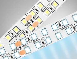 Ambrella Светодиодная лента двухрядная Ambrella Light GS3703 2835 240Led /24W m/ 24V IP20 6500K 5m LED Strip 24V GS3703