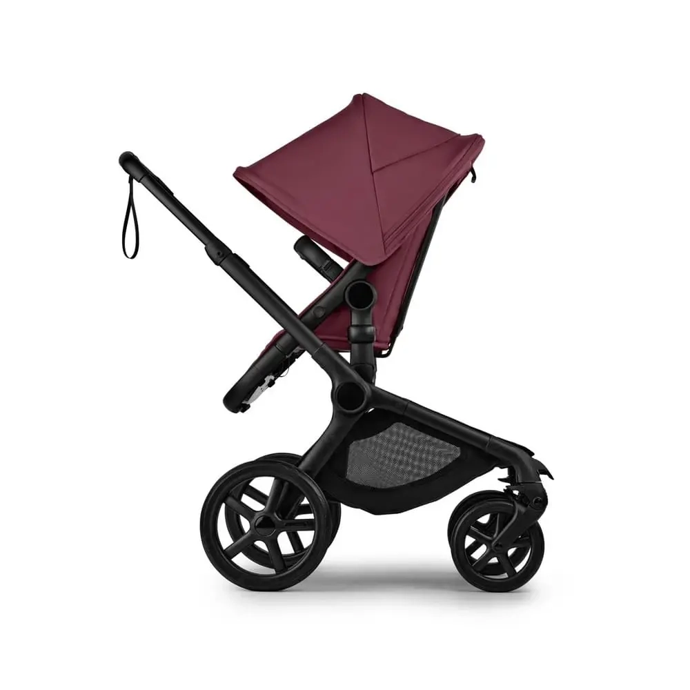 Коляска 3 в 1 Bugaboo Fox 5 Renew Dark Cherry + Автокресло Cybex Cloud T Sepia Black