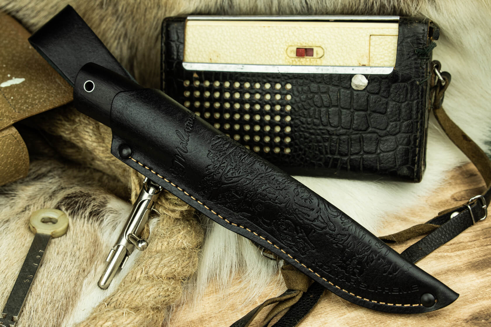 Туристический нож Malamute 440С Stonewash Limited Edition