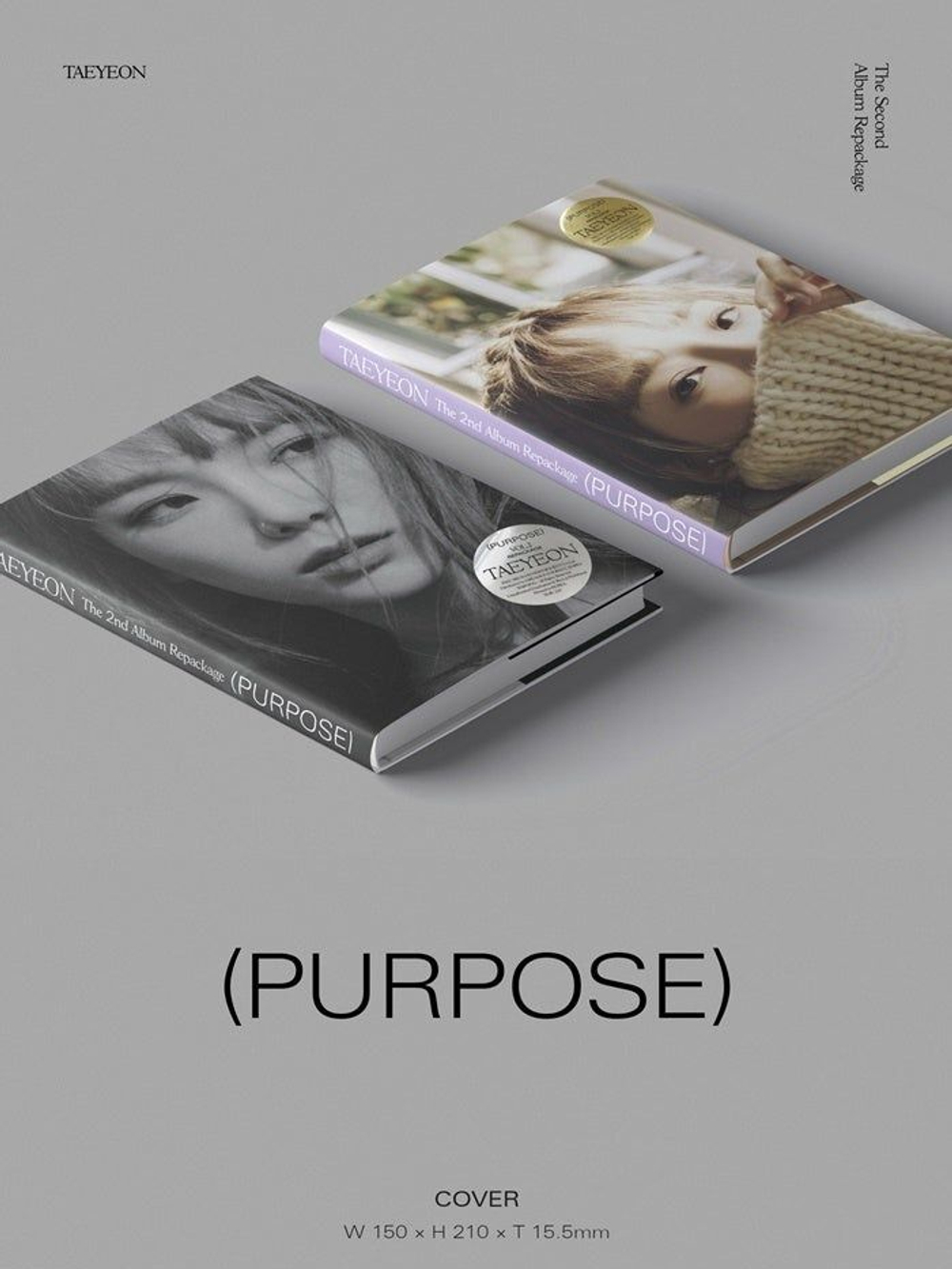 Альбом Taeyeon - Purpose 2nd Album Repackage 2 Version SET
