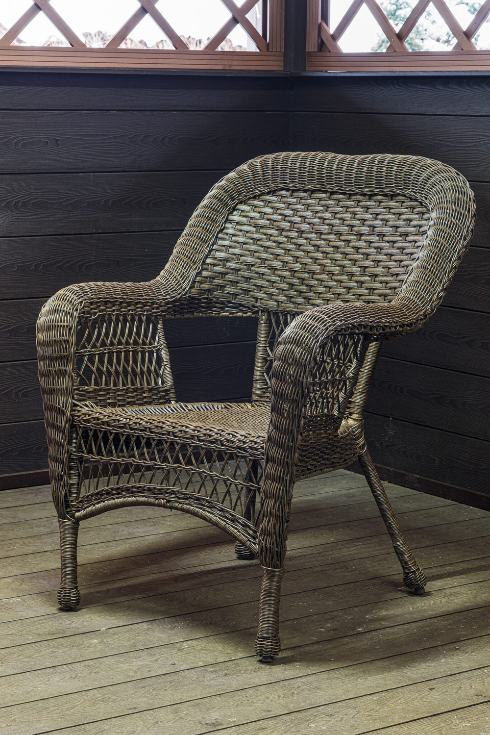 Кресло для отдыха из ротанга МЭДИСОН «MADISON» арт.М00130 brown