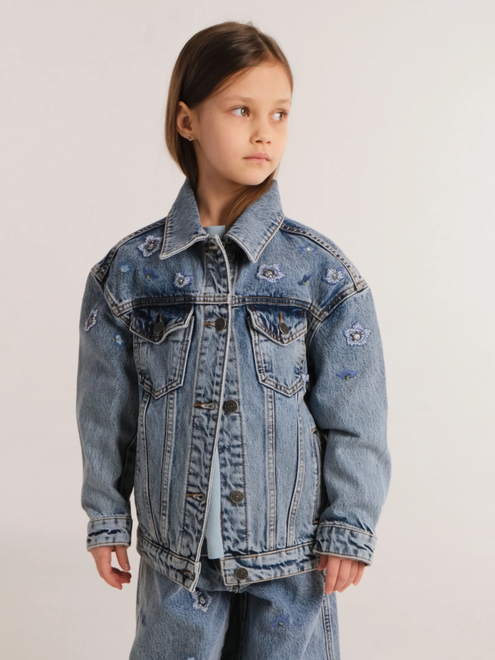 Жакет джинсовый NEZABUDKA CHILD, синий