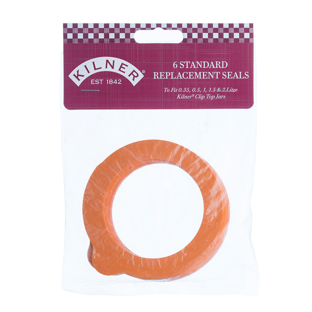 Набор из 6 резиновых подкладок для банок Clip Top Kilner