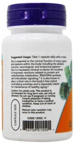 Zinc Picolinate кап., 50 мг, 55 г, 60 шт.