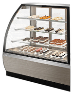 Витрина кондитерская Chilz VETE LUX AN белый, вяз тосини