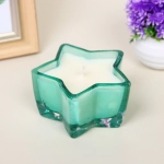 Свеча в стакане «Звездная ночь» 10,5*5,5 см, Изумруд