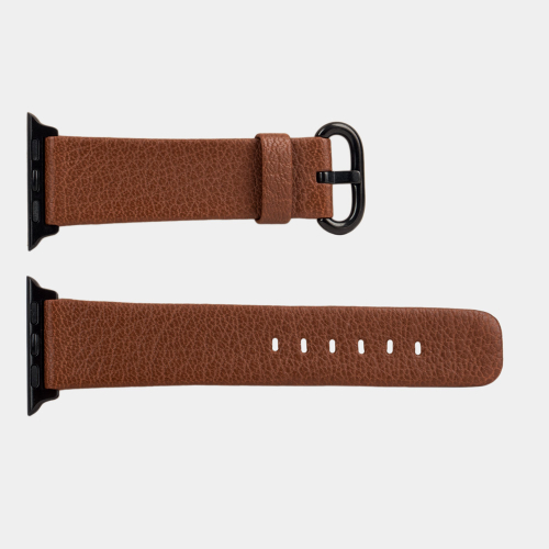 Ремешок для Apple Watch 40/41/42 mm из кожи козы, цвета карамель
