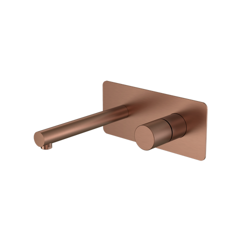 Смеситель STICK из стены BRUSHED BRONZE ручка SPIRALE