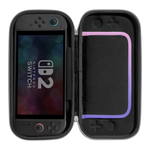 Тканевый чехол tomtoc FancyCase-G05 Slim Case Gradient для Nintendo Switch 2 Водостойкий укреплённый гибридный чехол с ремешком-ручкой и застёжками-молниями YKK. Вмещает до двенадцати картриджей с играми
