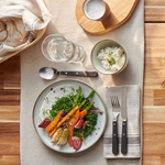 Набор столовых приборов на 6 персон IKEA LIVNARA (ЛИВНЭРА), Черный, 24 шт