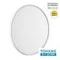 7659/40L MITRA LED SN 089 Светильник пластик/белый LED 40Вт 3000/4000K D495 IP40 ALFA WHITE