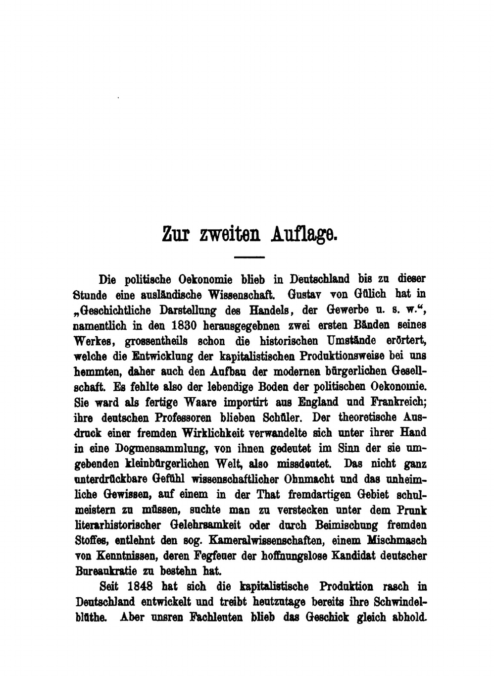 Das Kapital. Kritik der politischen Oekonomie | K. Marx