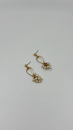 Серьги жемчужные с подвесками