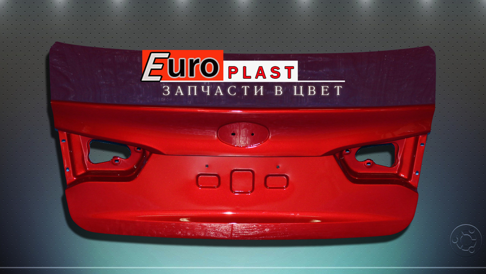 Крышка багажника Kia Rio 3 красный цвет
