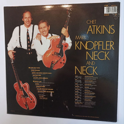 Винтажная виниловая пластинка LP Chet Atkins And Mark Knopfler Neck And Neck (Holland 1990)