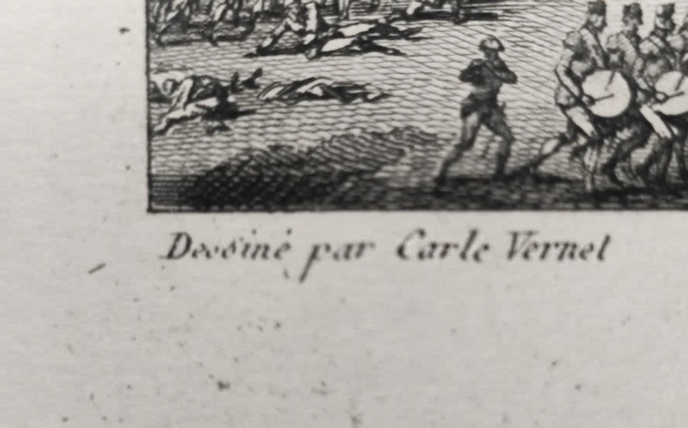Сражение при Риволи 14-15 января 1797 года. Гравюра из альбома Военные кампании Франции. Париж. 1834