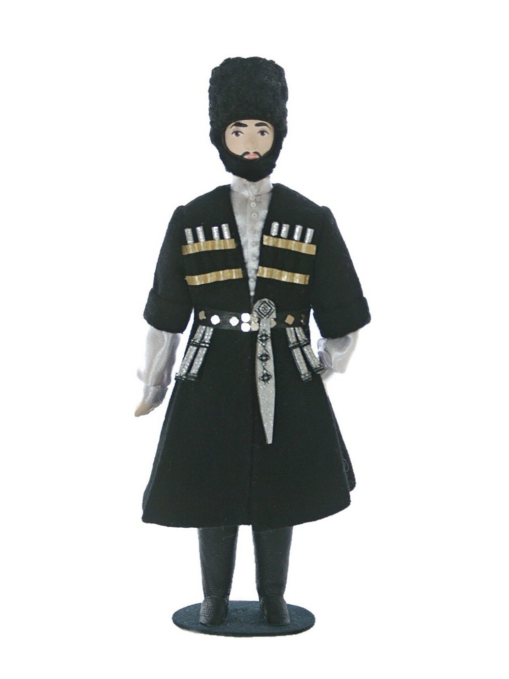 Кукла коллекционная Чеченец в национальном костюме