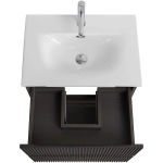 Тумба с раковиной BelBagno UNO-MINI 60 темно-серая матовая