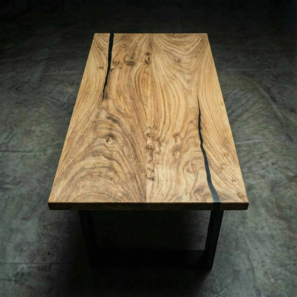 Карагач трещина с эпоксидной смолой