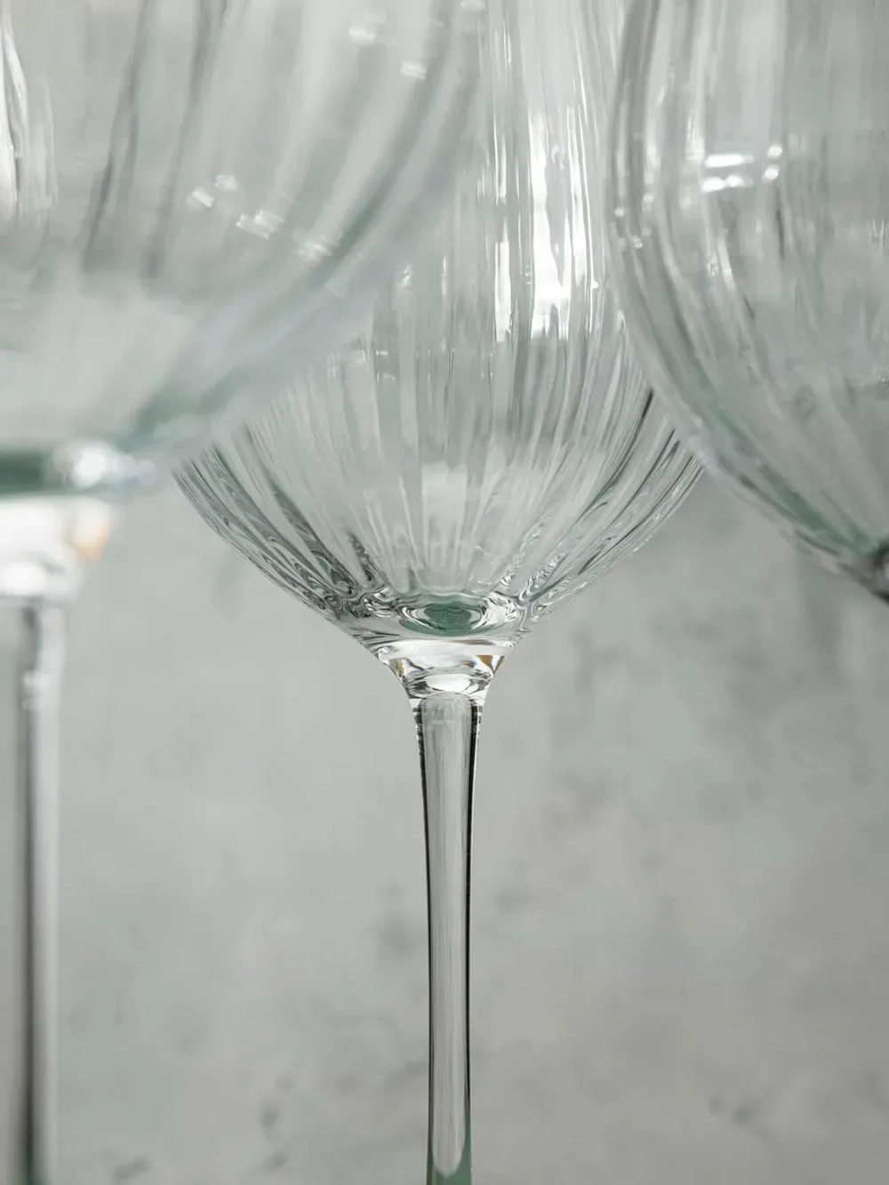 Набор бокалов для вина, 600 мл, 2 шт. с золотой каймой