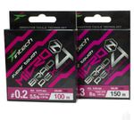 Шнур MICRON BRAID PE X4 INTECH 100-150м, 0.104мм, розовый