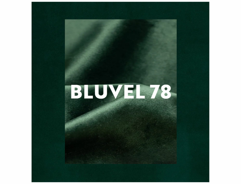 Стул SIGNAL ARCO Velvet Bluvel 78 зеленый/черный