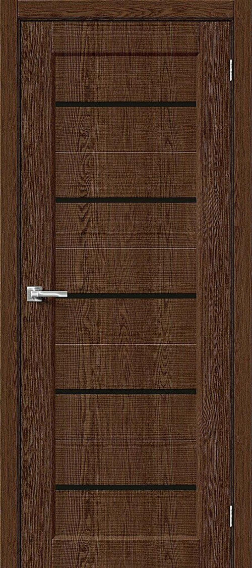 Дверь Мода-22 Black Line / Цвет Brown Dreamline / Двери Браво
