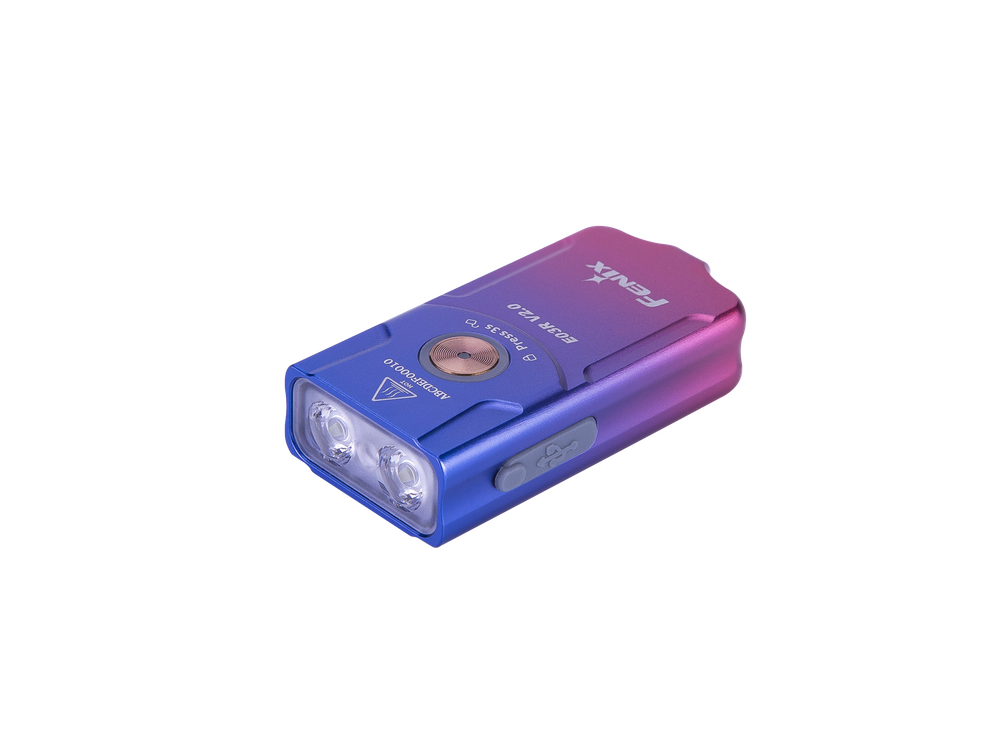 Фонарь-брелок Fenix E03R V2.0 Limited EDITION, небула