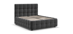 Босс Кровать+ПМ 180 Велюр Монолит серый