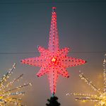 макушка на елку "роза ветров RGB"