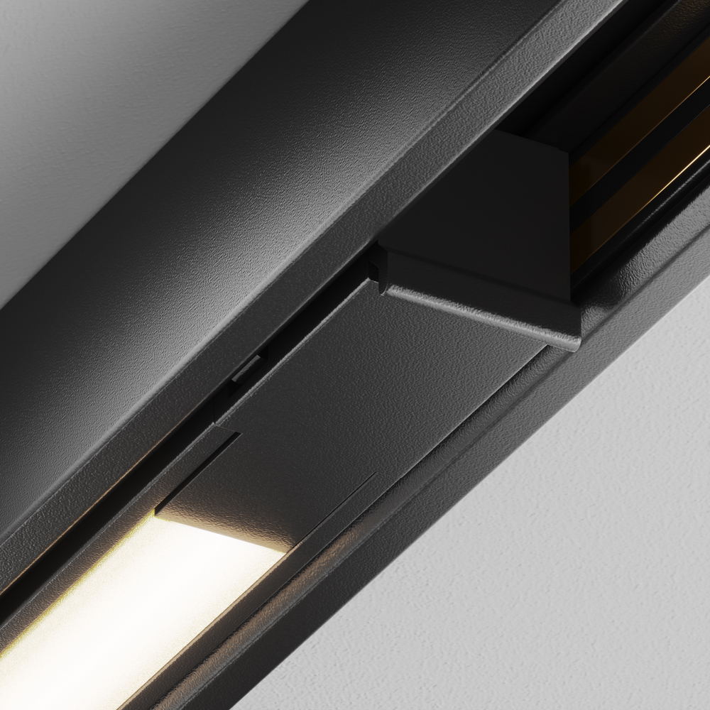 Трековый светодиодный светильник Maytoni Exility X Basis TR240-2-12W4K-B