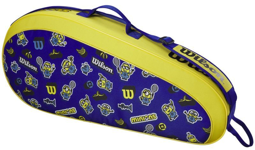 Сумка теннисная Wilson Minions V3.0 Team 3PK - blue/yellow