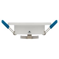 Светильник встраиваемый алюминиевый ЭРА KL107 WH/SL под лампу MR16 GU5.3 белый/серебро | Алюминиевые встраиваемые светильники