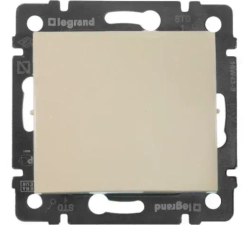 Выключатель одноклавишный Legrand Valena 774301+ рамка Legrand Valena 774351 слоновая кость- 1 шт.
