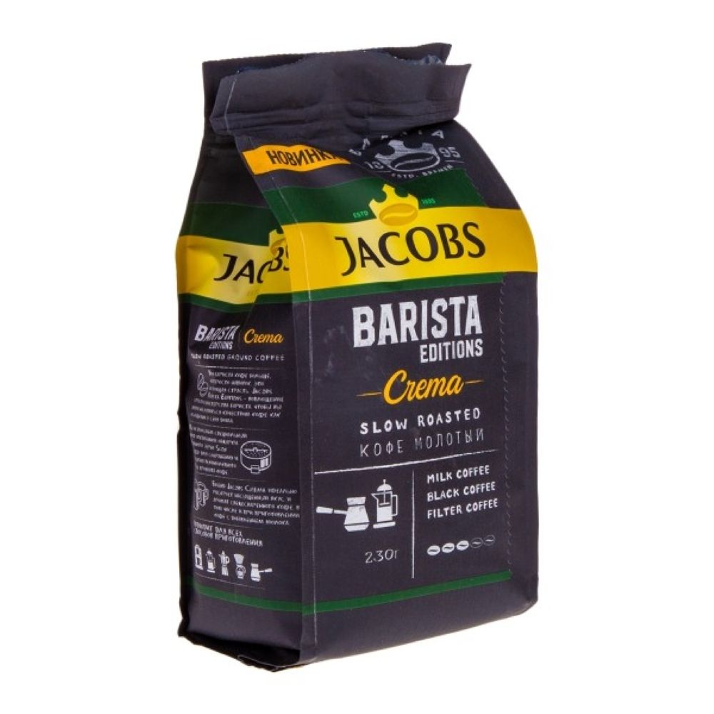 Кофе молотый Jacobs Barista Editions Crema 230 г x 2 шт