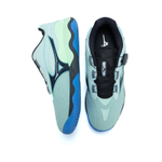 Mizuno Wave Medal Cushioning Slip Resistant Breathable Low top Training Shoes Unisex Phantom Blue Green