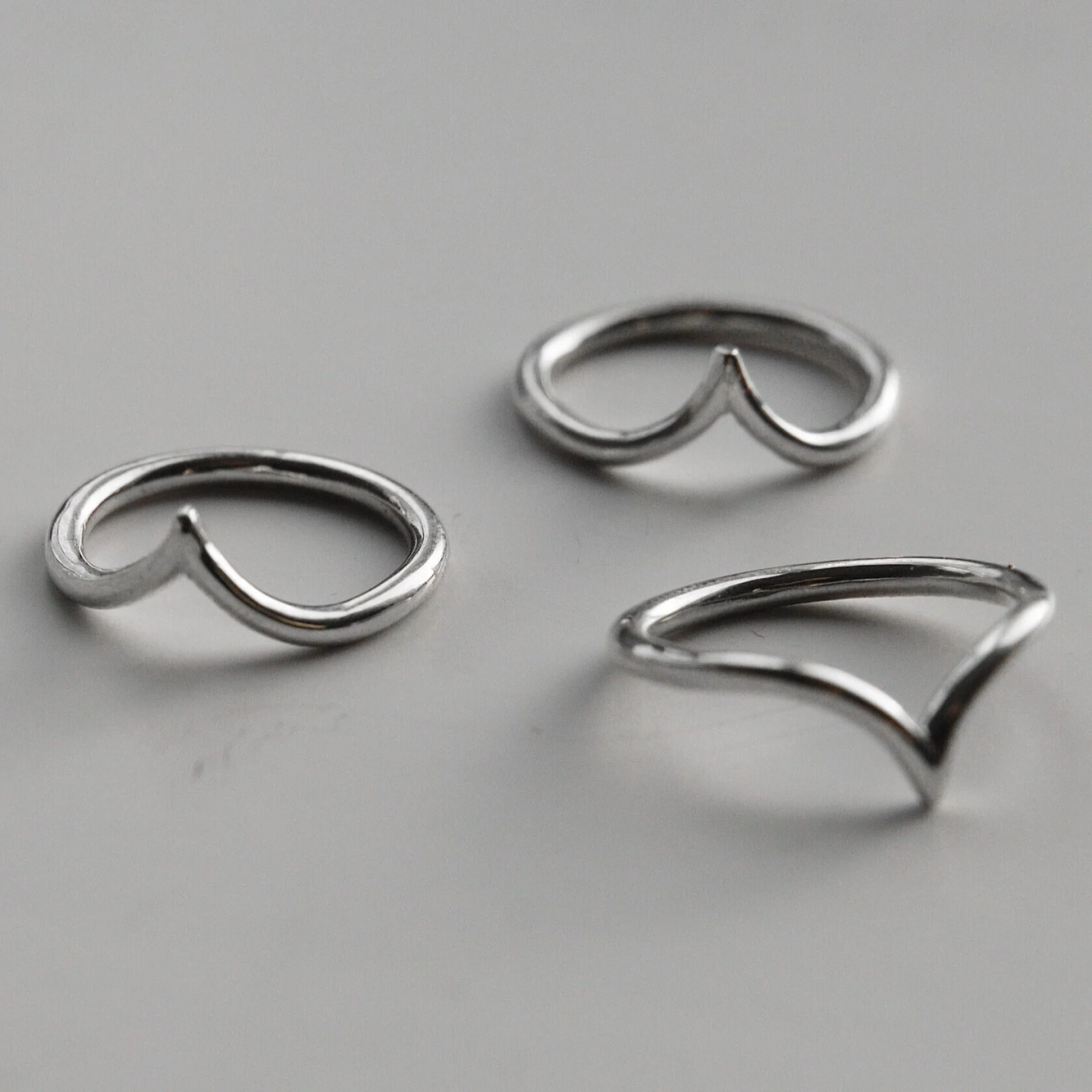 Кольцо Галочка тонкая