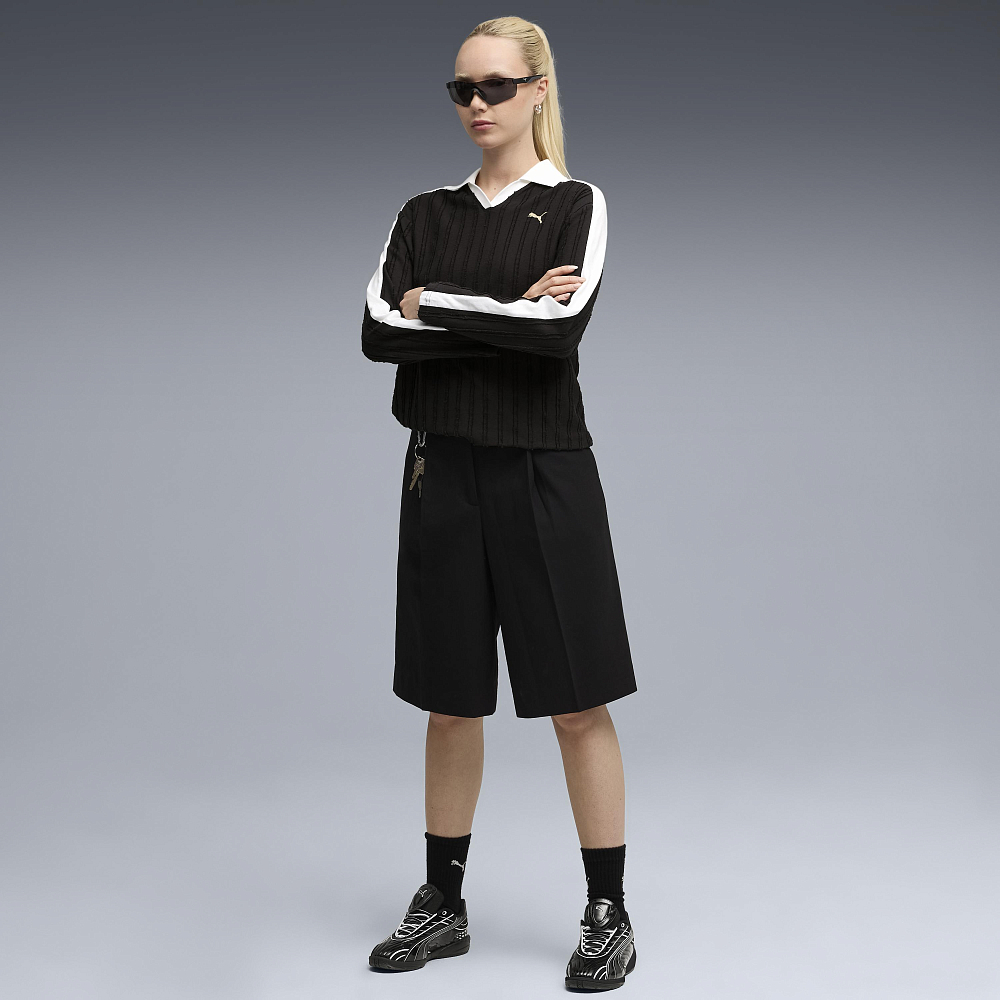 Женский свитшот PUMA T7 Relaxed Long Sleeve Polo
