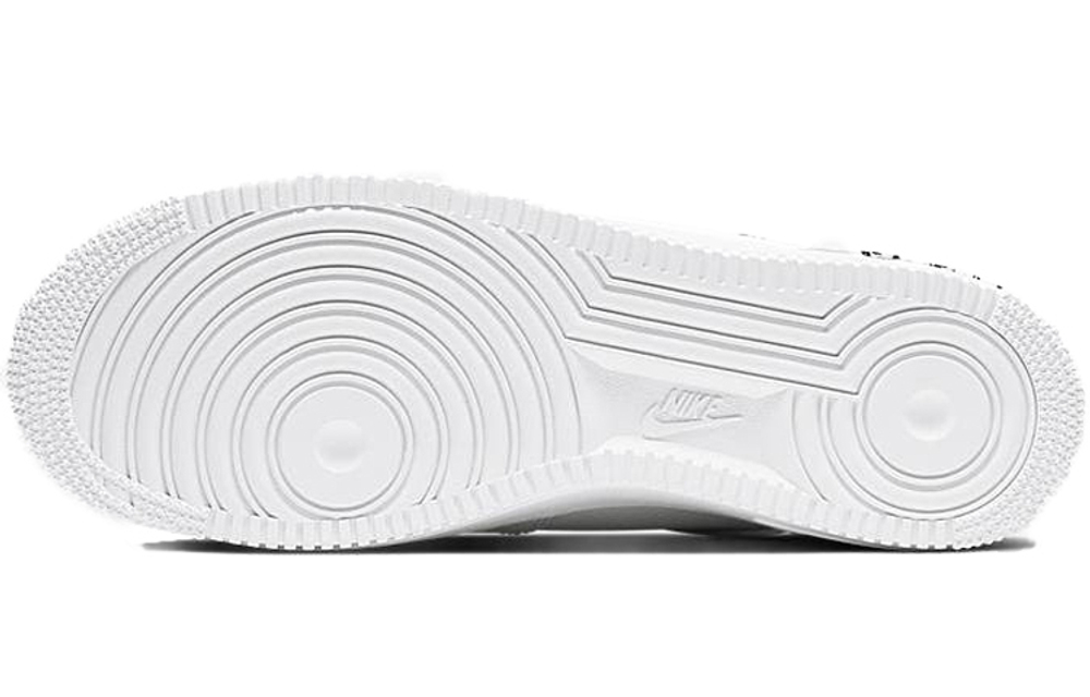 Air force 1 sketch swoosh black sales